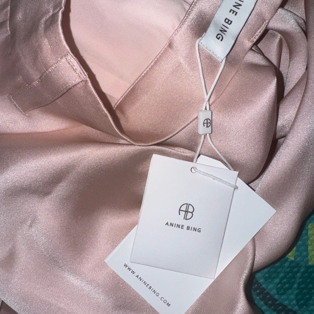 Anine Bing NWT Carrie Pants, Purple, Size 0 - Picture 3 of 3